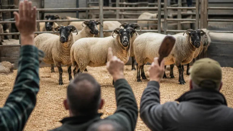 Blackface ram lambs make five figures at Dalmally with top of £40,000
