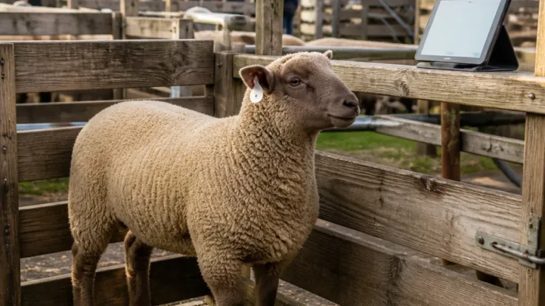 Mid-December Charollais ewe lamb sells for £5,100 in timed online sale