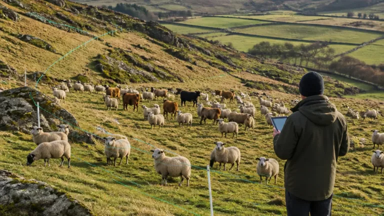 Virtual fencing begins to show benefits on hard hill sheep country