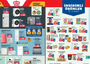 BİM’e Set Üstü Bulaşık Makinesi Geliyor! BİM Aralık Ayı Aktüel Kataloğu!
